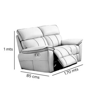 Medidas Sofá Reclinable de 2 puestos