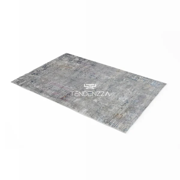 Tapete Bósforo S665D greypurple, alfombra importada de Turquía en forma rectangular de 2.30 mts de largo por 1.60 mts de ancho, base en tono gris claro con diseño de manchas y líneas purpuras, azul, beige y dorado. Alfombra para la sala moderna, alfombra para la habitación. Alfombras y tapetes en Bucaramanga